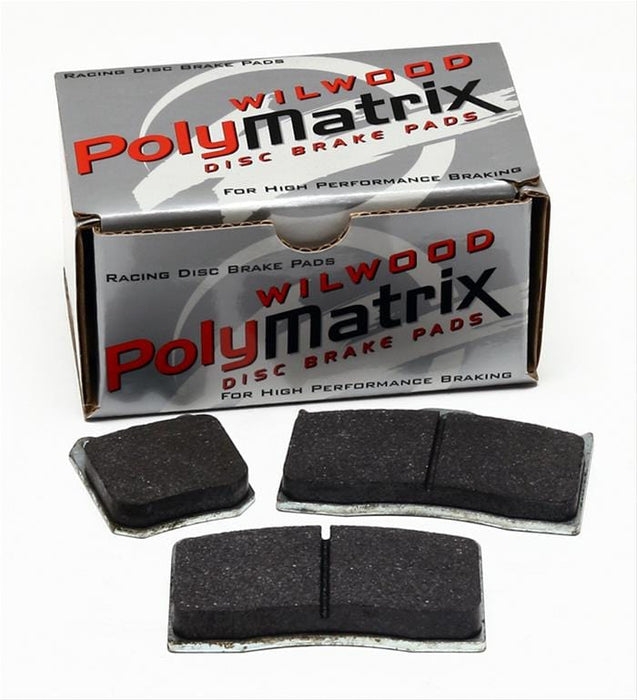 Wilwood Disc Brakes Wilwood PolyMatrix B Compound Brake Pads 15B-8949K Autofit