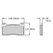 Wilwood Disc Brakes Wilwood PolyMatrix B Compound Brake Pads 15B-9836K Autofit