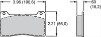Wilwood Disc Brakes Wilwood PolyMatrix Q Compound Brake Pads 15Q-7268K Autofit