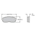 Wilwood Disc Brakes Wilwood ProMatrix Brake Pads 150-9677K Autofit