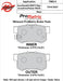 Wilwood Disc Brakes Wilwood ProMatrix Brake Pads 150-D0537K Autofit