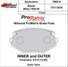 Wilwood Disc Brakes Wilwood ProMatrix Brake Pads 150-D0635K Autofit