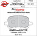 Wilwood Disc Brakes Wilwood ProMatrix Brake Pads 150-D0741K Autofit