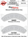 Wilwood Disc Brakes Wilwood ProMatrix Brake Pads 150-D0784K Autofit