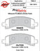 Wilwood Disc Brakes Wilwood ProMatrix Brake Pads 150-D0974K Autofit