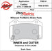 Wilwood Disc Brakes Wilwood ProMatrix Brake Pads 150-D1053K Autofit