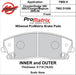 Wilwood Disc Brakes Wilwood ProMatrix Brake Pads 150-D1056K Autofit