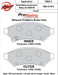 Wilwood Disc Brakes Wilwood ProMatrix Brake Pads 150-D1075K Autofit