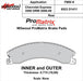Wilwood Disc Brakes Wilwood ProMatrix Brake Pads 150-D1411K Autofit