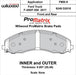 Wilwood Disc Brakes Wilwood ProMatrix Brake Pads 150-D2018K Autofit