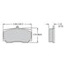 Wilwood Disc Brakes Wilwood ProMatrix Brake Pads 15A-5741K Autofit