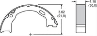 Wilwood Disc Brakes Wilwood Replacement Dynalite Pro Series Parking Brake Shoes 150-6244K Autofit