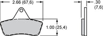 Wilwood Disc Brakes Wilwood Sintered Metallic Brake Pads 150-4091K Autofit