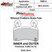 Wilwood Disc Brakes Wilwood Smart Pad BP-30 Brake Pads 150-16035K Autofit