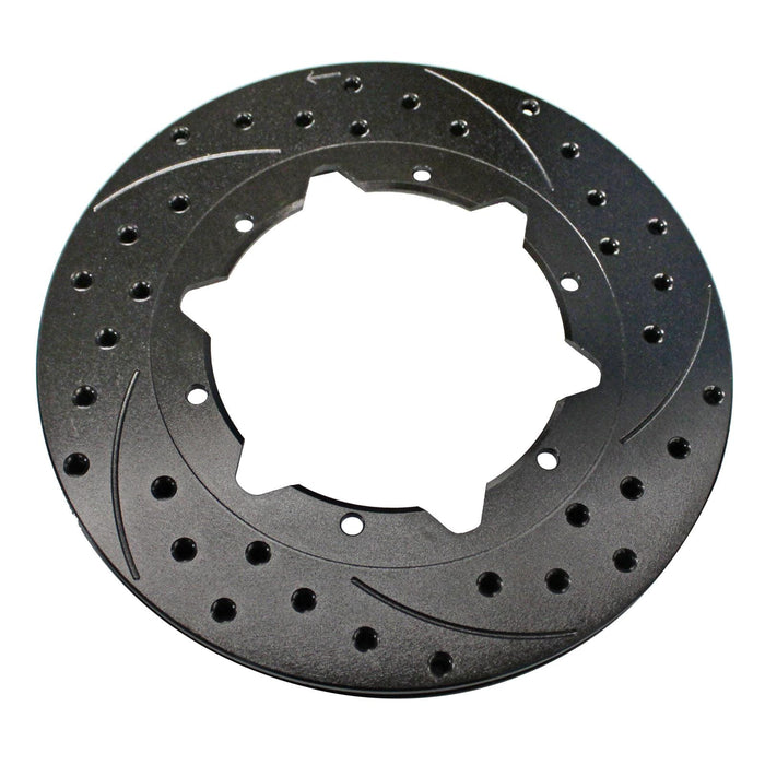 Wilwood Disc Brakes Wilwood SRP Drilled Performance Brake Rotors 160-7100-BK Autofit