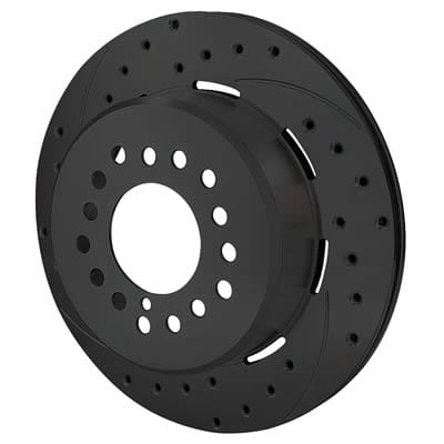 Wilwood Disc Brakes Wilwood SRP Drilled Performance Brake Rotors 160-9989-BK Autofit