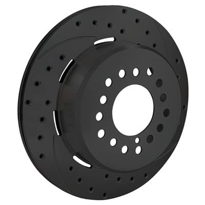 Wilwood Disc Brakes Wilwood SRP Drilled Performance Brake Rotors 160-9990-BK Autofit
