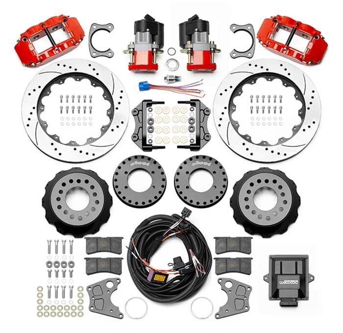 Wilwood Disc Brakes Wilwood Superlite 4R Rear Electronic Parking Brake Kits 140-15845-DR Autofit