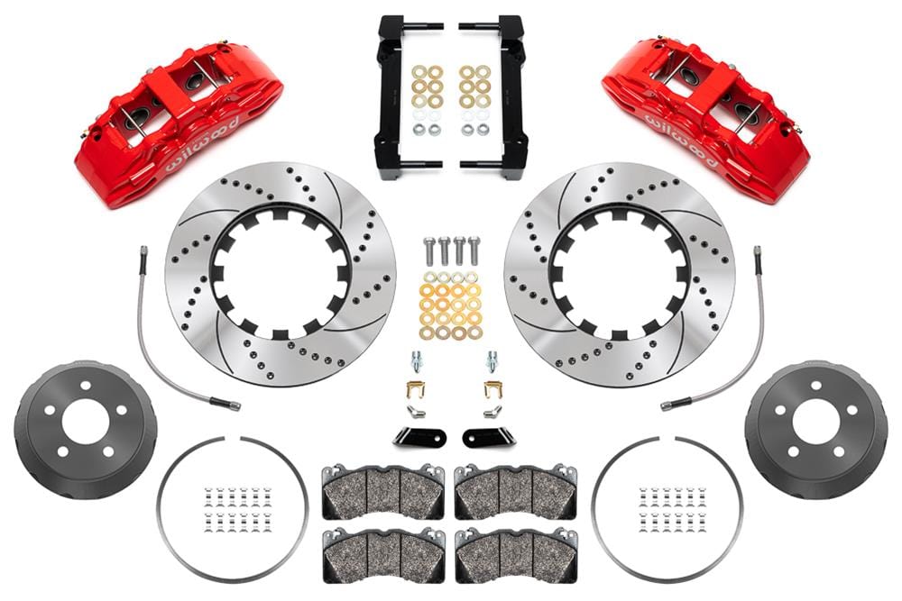 Wilwood Disc Brakes Wilwood SX6R Big Brake Dynamic Front Brake Kits 140-14928-DR Autofit