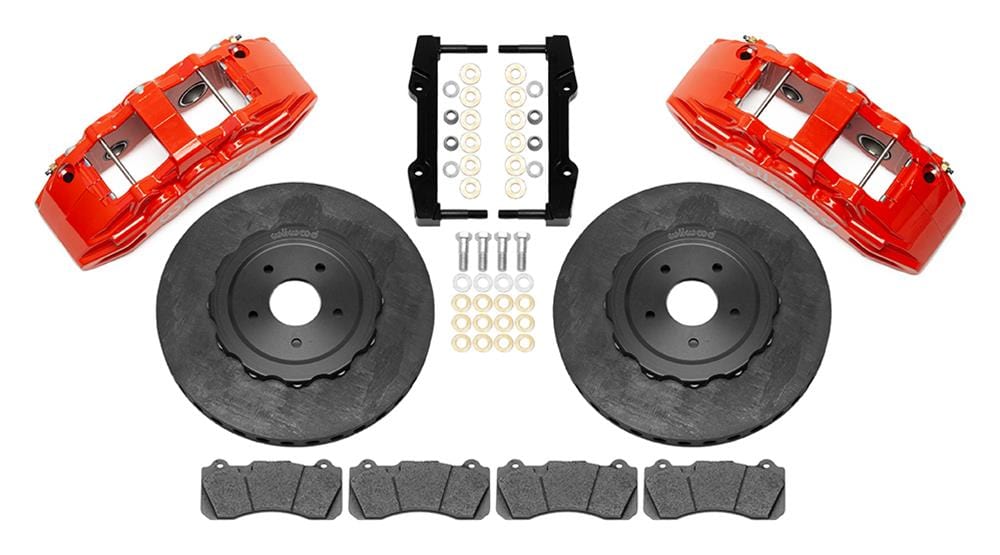 Wilwood Disc Brakes Wilwood SX6R WCCB Carbon-Ceramic Big Brake Front Brake Kits 140-15312-CSICR Autofit