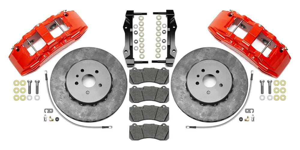 Wilwood Disc Brakes Wilwood SX6R WCCB Carbon-Ceramic Big Brake Front Brake Kits 140-15434-CSICR Autofit