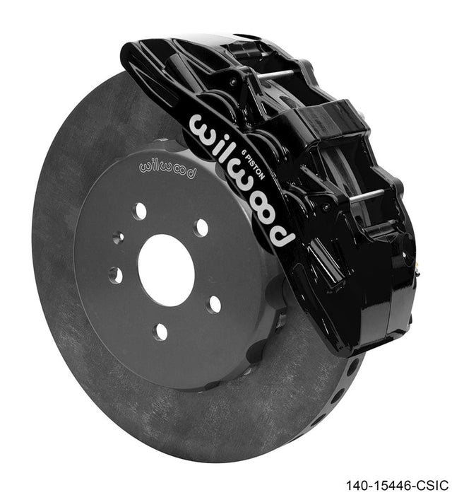 Wilwood Disc Brakes Wilwood SX6R WCCB Carbon-Ceramic Big Brake Front Brake Kits 140-15446-CSIC Autofit
