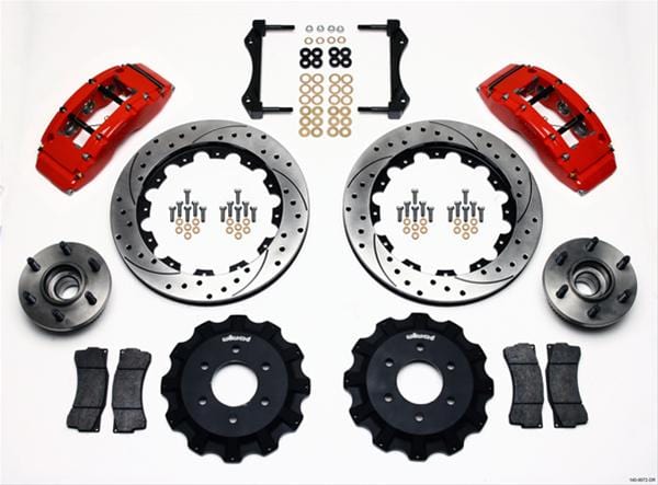 Wilwood Disc Brakes Wilwood TC6R Big Brake Truck Front Brake Kits 140-9072-DR Autofit