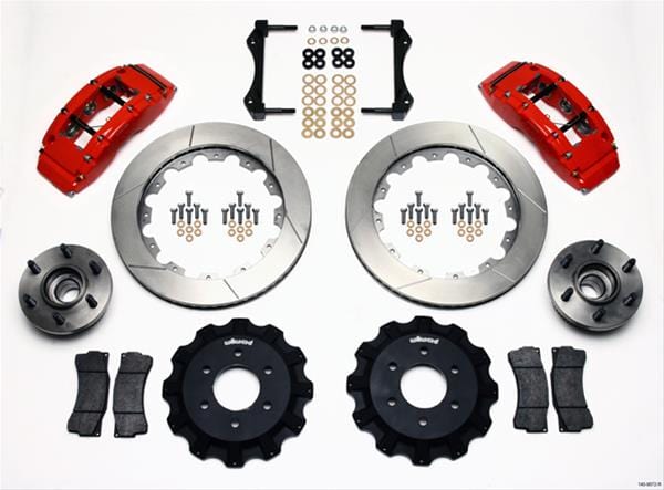 Wilwood Disc Brakes Wilwood TC6R Big Brake Truck Front Brake Kits 140-9072-R Autofit