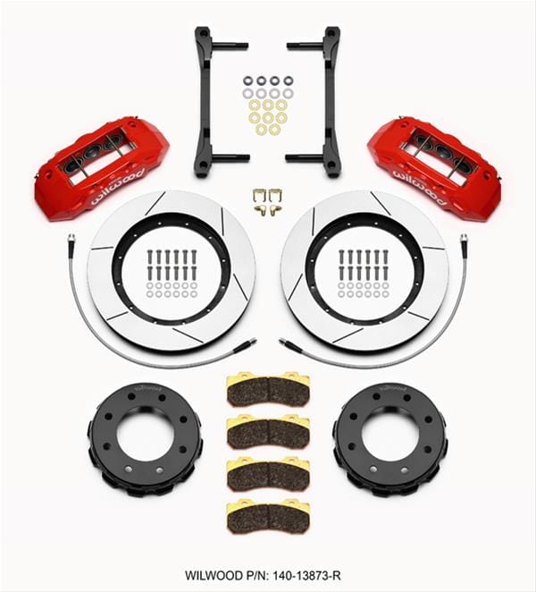 Wilwood Disc Brakes Wilwood TX6R Big Brake Front Brake Kits 140-13873-R Autofit