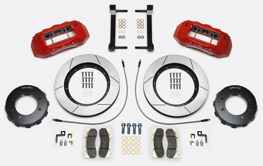 Wilwood Disc Brakes Wilwood TX6R Big Brake Front Brake Kits 140-14558-R Autofit