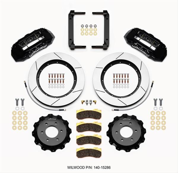 Wilwood Disc Brakes Wilwood TX6R Big Brake Front Brake Kits 140-15286 Autofit