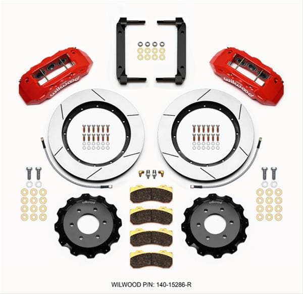 Wilwood Disc Brakes Wilwood TX6R Big Brake Front Brake Kits 140-15286-R Autofit
