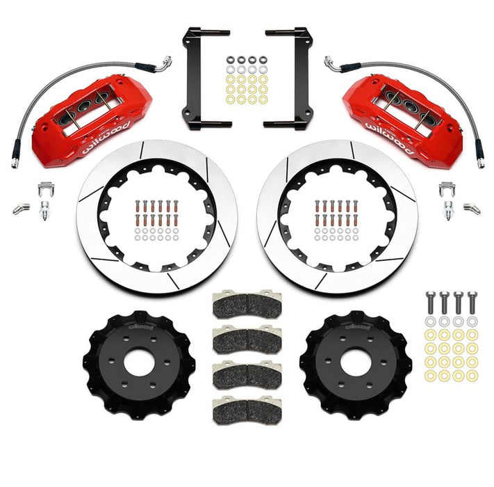 Wilwood Disc Brakes Wilwood TX6R Big Brake Front Brake Kits 140-17389-R Autofit