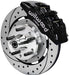 WILWOOD Forged Dynapro 6 Big Brake Front Brake Kit, 12.19" Drilled Rotors, Black Calipers Forged Dynapro 6 Big Brake Front Brake Kit, 12.19" Drilled Rotors, Bla Autofit