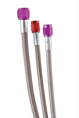 Zex Nitrous Oxide Systems ZEX Stainless Steel Braided Hoses NS6669CB Autofit