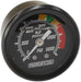Aeroflow Performance 0-1500 psi, Black Face / White Pointer 1-1/2" Nitrous Pressure Gauge AF30-2215 Autofit