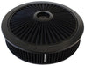 Aeroflow Performance 1-1/8" Drop Base. Washable Cotton Element. Fits 5-1/8" Neck 14" x 3" Full Flow Air Filter Assembly, Black AF2251-3040 Autofit