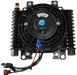 Aeroflow Performance 1/2" NPT, 10" x 7-1/2" x 3-1/2", with Fan & Switch Competition Oil & Transmission Cooler AF72-6002 Autofit