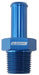 Aeroflow Performance 1/2" NPT to -10 100/450 series Hose, Blue Finish Male NPT to Straight AN Hose Barb AF841-10AN Autofit