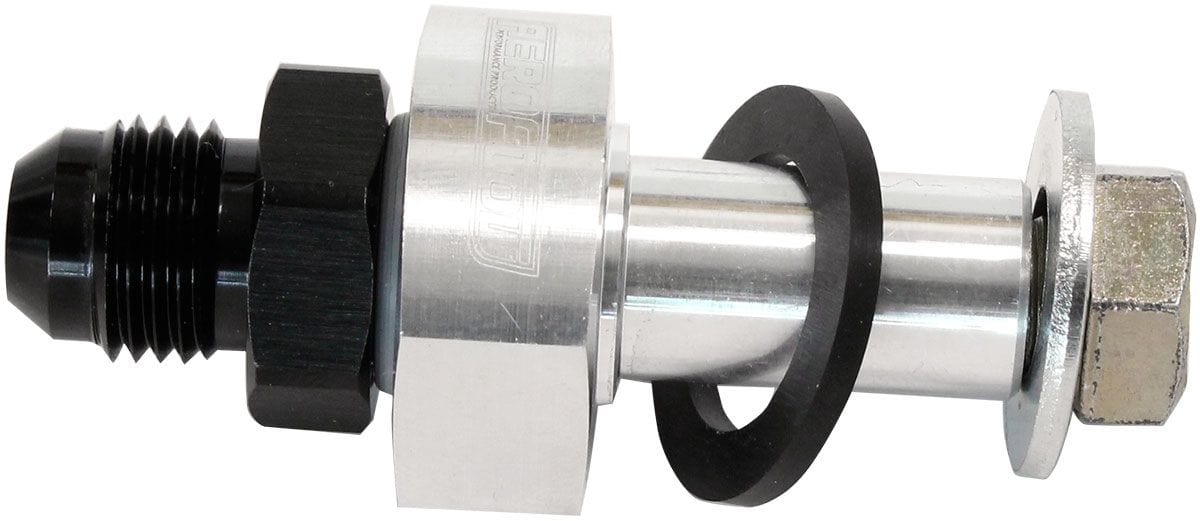 Aeroflow Performance 1/4" NPT to -6an to Suit Stock Fuel Tank Fuel Tank Return Fitting -6AN AF934-06BLK Autofit