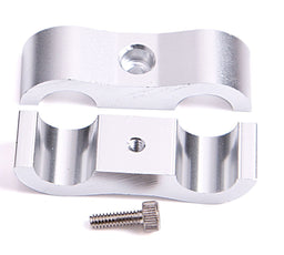 Aeroflow Performance 1-5/16" I.D., Silver Finish Billet Aluminium Dual Hose Separators AF156-17S Autofit