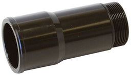 Aeroflow Performance 1.75" O.D., 2.75" Length, 1-1/4"-20 thread, fits most electric water Radiator Hose Adapters - Black AF64-2082BLK Autofit