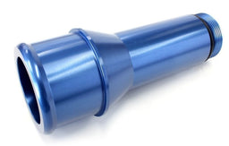 Aeroflow Performance 1.75" O.D., 4.5" Length, 1-1/4"-20 thread, fits most electric water p Radiator Hose Adapters - Blue AF64-2083 Autofit