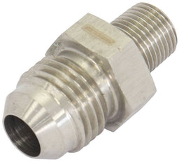 Aeroflow Performance 1/8" BSP to Male -6AN Stainless Steel BSP Male to AN Fitting AF384-06 Autofit