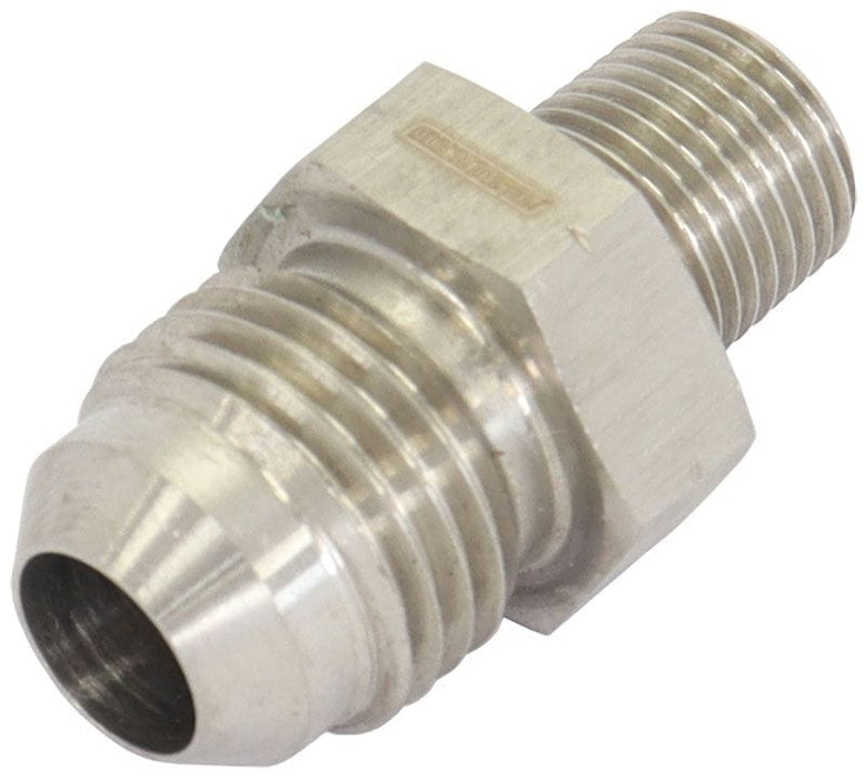 Aeroflow Performance 1/8" BSP to Male -6AN Stainless Steel BSP Male to AN Fitting AF384-06 Autofit