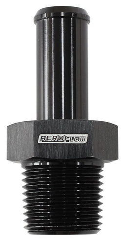 Aeroflow Performance 1/8" NPT to -4 100/450 series Hose, Black Finish Male NPT to Straight AN Hose Barb AF841-04ANBLK Autofit