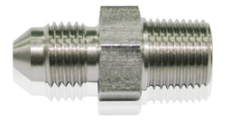Aeroflow Performance 1/8" NPT to Male -3AN Stainless Steel NPT Male to AN Fitting AF380-03 Autofit