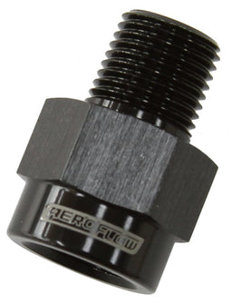 Aeroflow Performance 1/8" to 1/8", Black Finish BSP Male to NPT Female Adapter AF925-04-04BLK Autofit