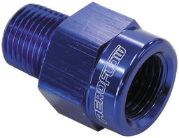 Aeroflow Performance 1/8" to 1/8", Blue Finish BSP Male to NPT Female Adapter AF925-04-04 Autofit