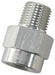Aeroflow Performance 1/8" to 1/8", Silver Finish BSP Male to NPT Female Adapter AF925-04-04S Autofit